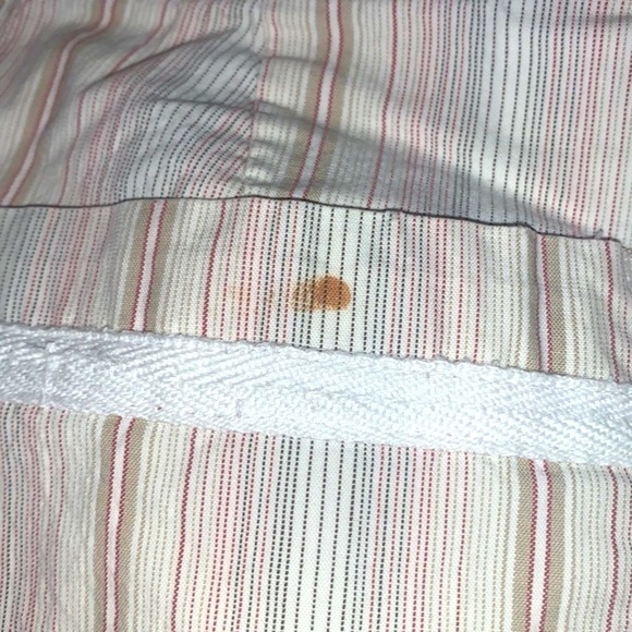 Dockers Bermuda Shorts Ladies 10 Pink & Gray Striped Nouveau Fit Cotton Spandex - Picture 5 of 9